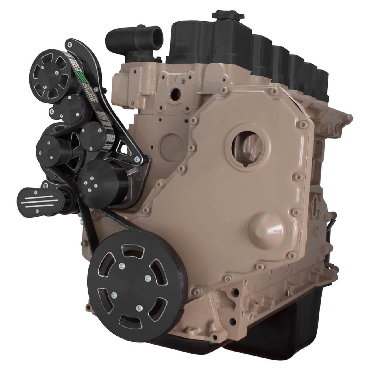 CVF BD-DC-WRAPTOR-ALT Black Diamond Serpentine System for Cummins Diesel - Alternator - All Inclusive