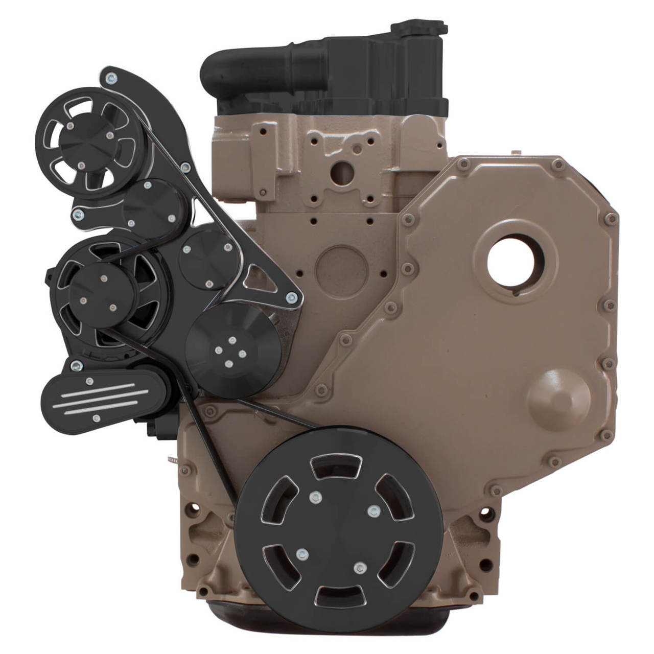 CVF BD-DC-WRAPTOR-ALT Black Diamond Serpentine System for Cummins Diesel - Alternator - All Inclusive