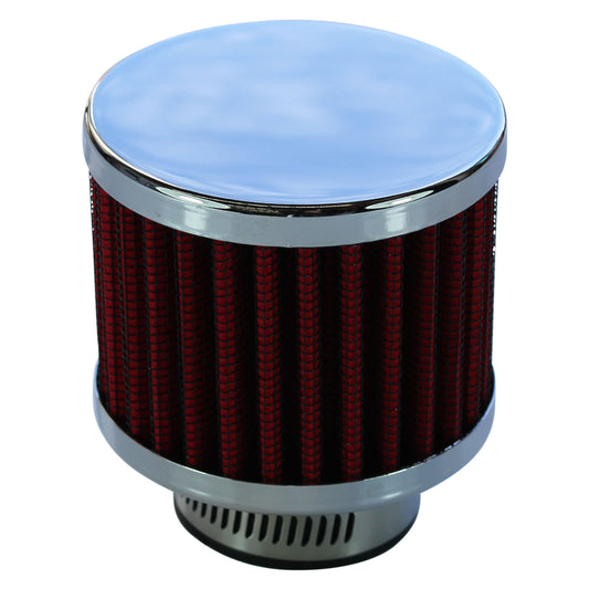 TFI Racing 68-063 Breather Cap Clamp On 1.5 Inch ID Red Element