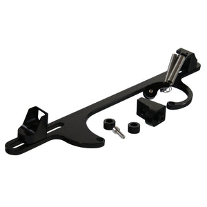TFI Racing 69-201 Throttle Cable Bracket Holley 4150/4160 series + Edelbrock Square Flange Carbs Billet Aluminium Black