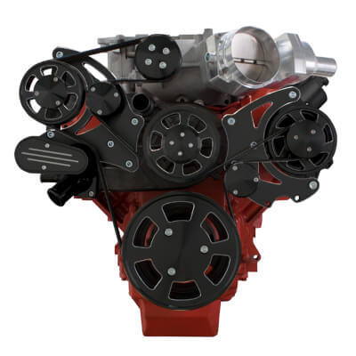 CVF BD-LSA-WRAPTOR-ALT Black Diamond Chevy LSA and LS9 Serpentine Kit - Alternator
