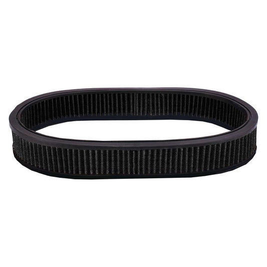 Air Filter Element Black 15"Inch Long 2"Inch Tall Oval High Performance Cotton