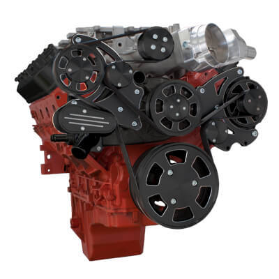 CVF BD-LSA-WRAPTOR-ALT Black Diamond Chevy LSA and LS9 Serpentine Kit - Alternator