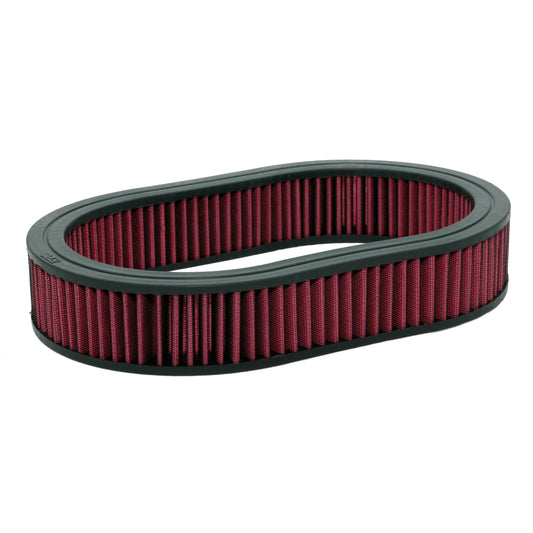 TFI Racing 68-250 Filter Element 12 Wide x 2 Tall Oval Red Cotton Washable