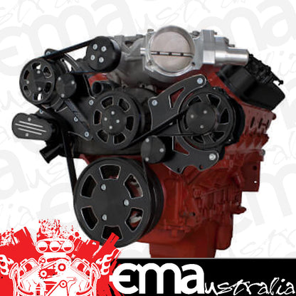 CVF BD-LSA-WRAPTOR-ALT Black Diamond Chevy LSA and LS9 Serpentine Kit - Alternator