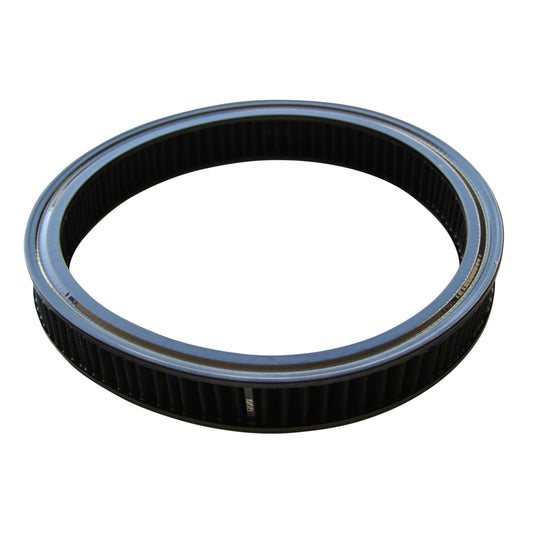 TFI Racing 68-201 Filter Element 14 Wide x 2 Tall Black Cotton Washable