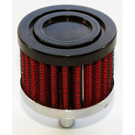 Vent Tube Breather Crankcase 3/8"(9.5mm) Black Top Black Elem