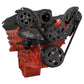 CVF BD-LSX-WRAPTOR-ACO Black Diamond Chevy LS Engine Serpentine Kit - AC & Alternator