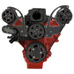 CVF Racing CVF-BD-LSX-WRAPTOR-ACO BD-LSX-WRAPTOR-ACO Black Diamond Chevy LS Engine Serpentine Kit - AC & Alternator