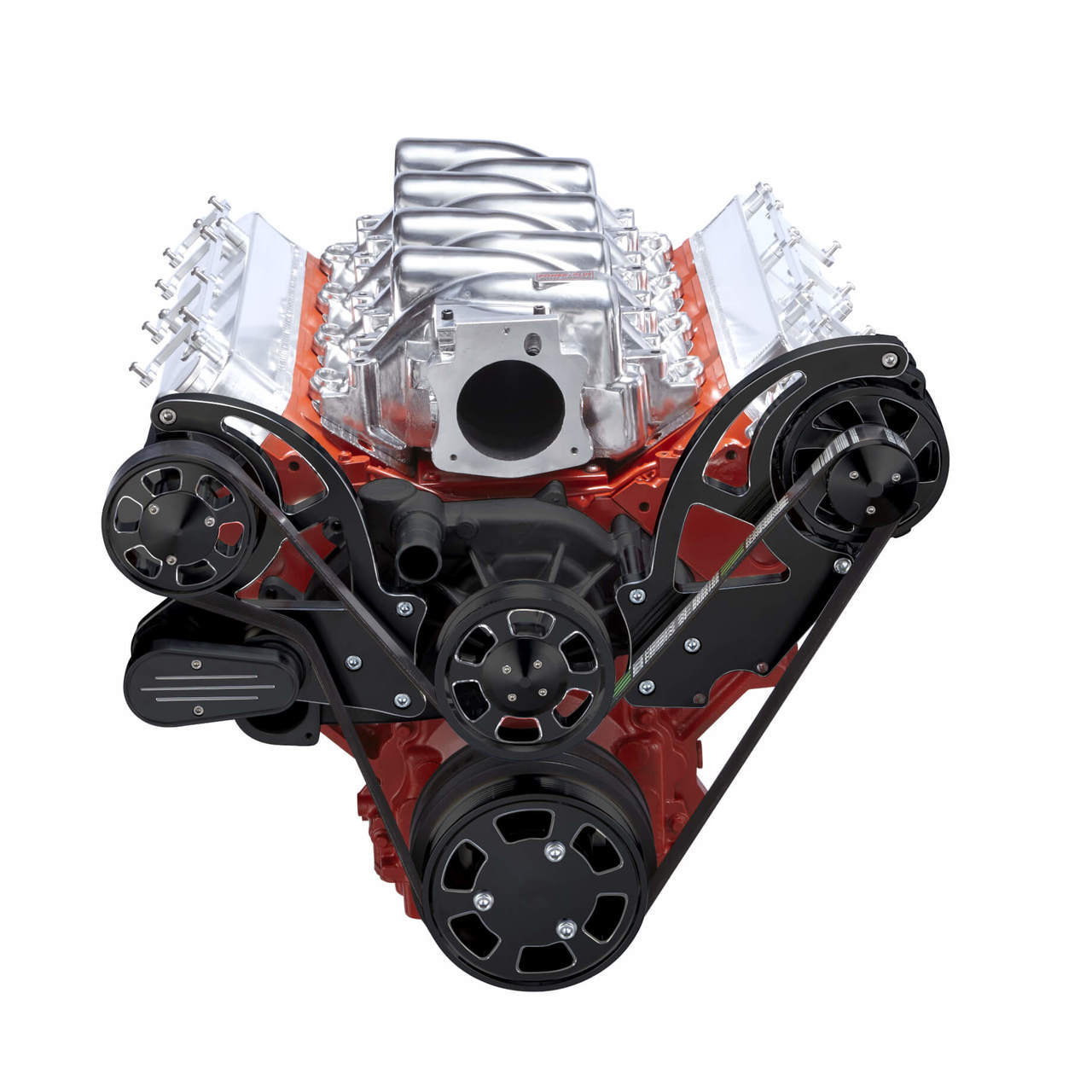 CVF BD-LSX-WRAPTOR-ALT Black Diamond Chevy LS Engine Serpentine Kit - Alternator Only