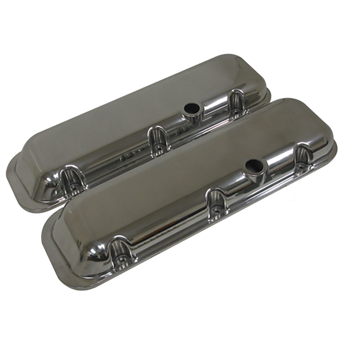Valve Covers Chev Big Block Engine 396-427-454-502 Low Alloy Polished Smooth