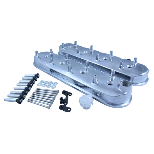 GM Chev Small Block LS Engine Cast Alloy Valve Covers with Coil Mounts