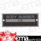 Bob Drake BD40-14002 Body Number Plate suit 1933-34 Ford