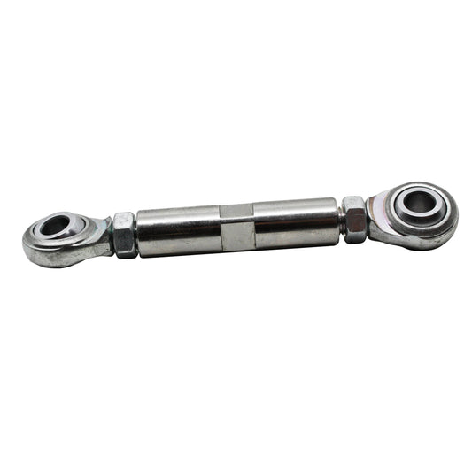 Adjustable Stainless Steel Tension Rods 2-1/2" Long with heim 3/8" Eyelet Ends