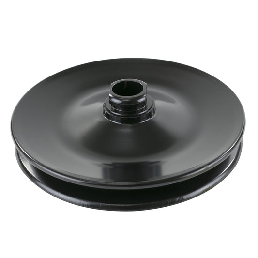 Pulley GM/Ford Power Steering Pump Single Groove Black Steel 3/4" Shaft