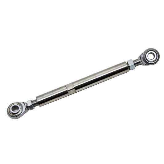 Adjustable Stainless Steel Tension Rods 5-1/2" Long with heim 3/8" Eyelet Ends