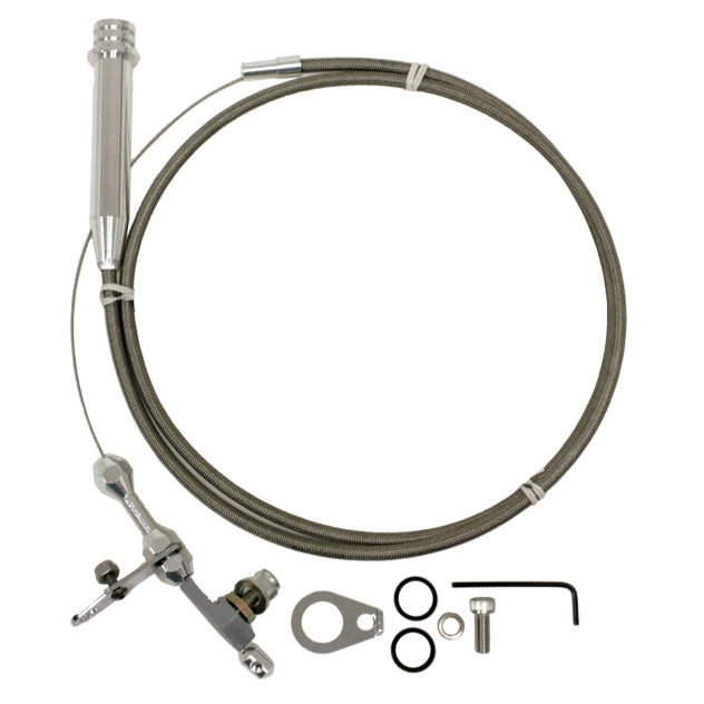 Kickdown Assembly 700-R4 Tuned Port Braided Stainless Steel 52.5" Long