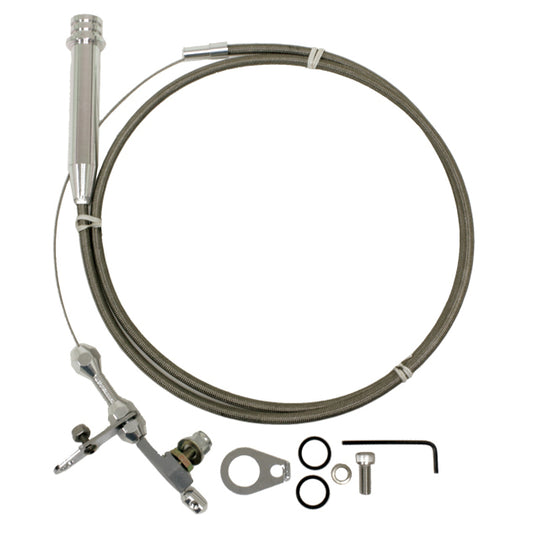 Kickdown Assembly 700-R4 Tuned Port Braided Stainless Steel 52.5" Long