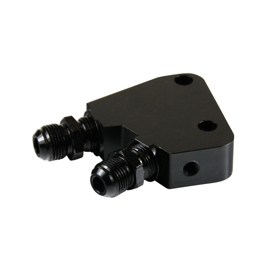 TFI Racing 69-411 Oil Cooler Adaptor LS1/LS2/LS3/LS6/LS7 GM Gen 4 V8 Black Male Thread