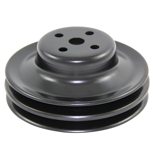 Pulley Water Pump Dual Groove Black Steel Ford Windsor 289 1965-66