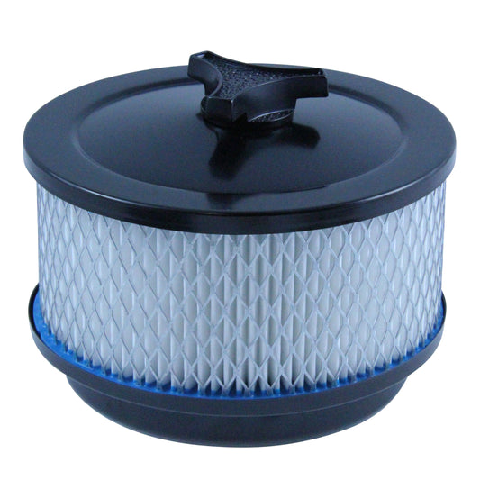 Black Air Cleaner 6-3/8" Wide x 3" Tall Suit 5-1/8" Holley Edelbrock Carburettor