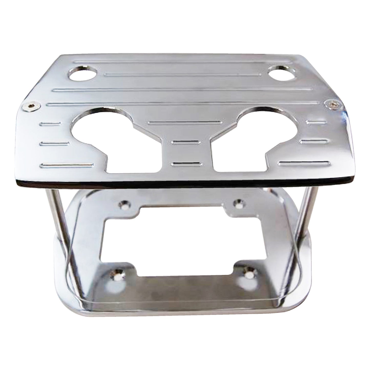 Optima Battery Tray 34/78 Series Polished Ball Milled Aluminium Finish