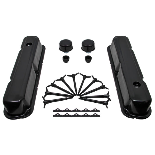 Chrysler Small Block 318-340-360 Engine Dress Up Kit Black Valve Covers