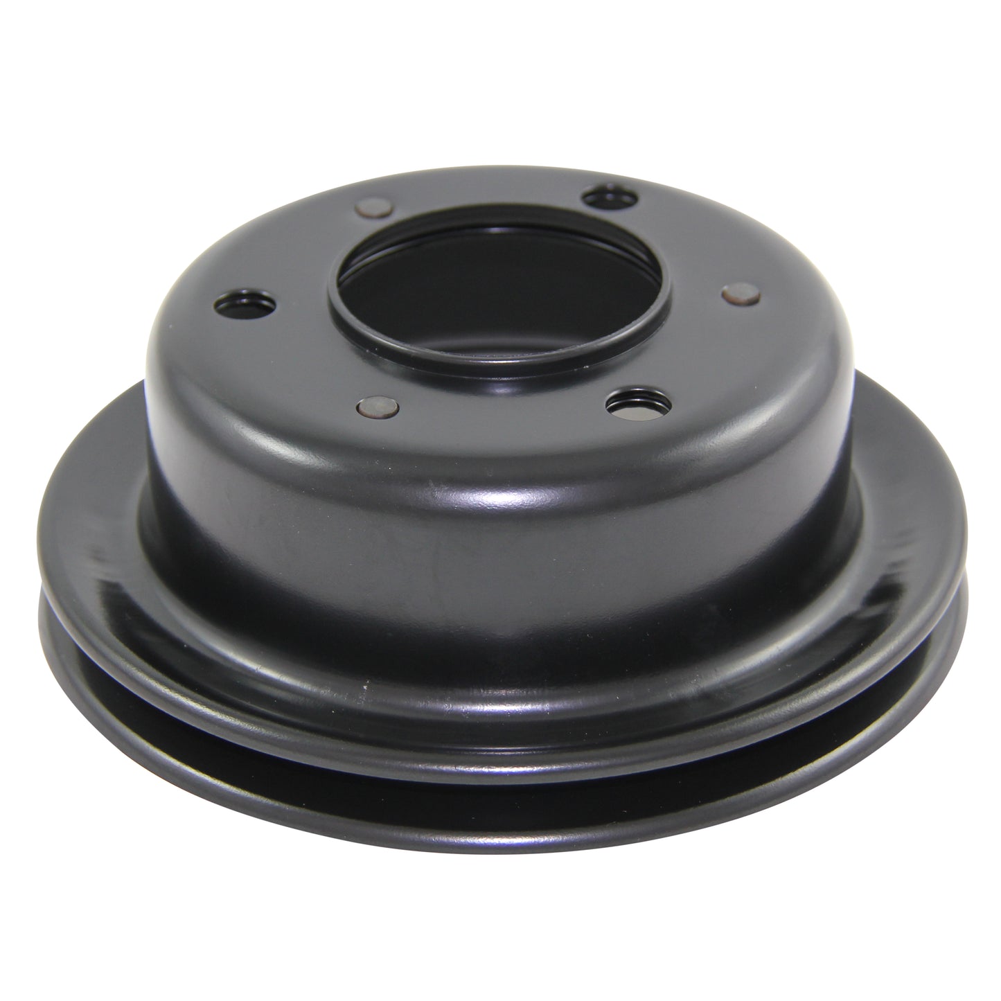 Pulley Crankshaft Single Groove Black Steel Ford Windsor 289 1965-66