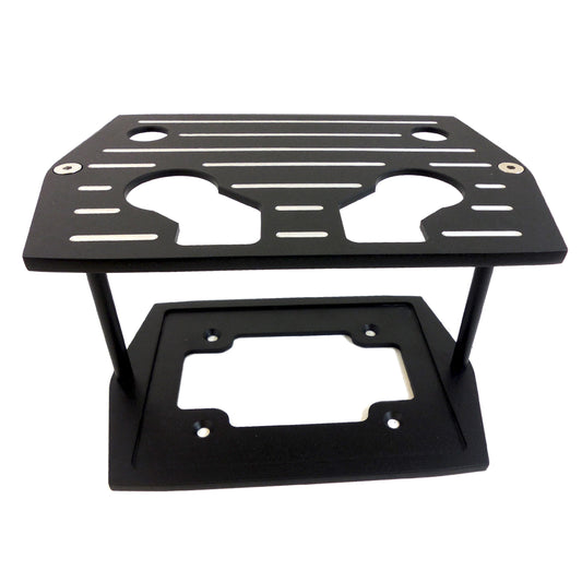 Optima Battery Tray 34/78 Series Black Ball Milled Aluminium Finish