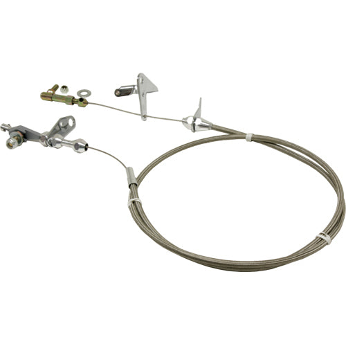 Kickdown Assembly Chrysler 727 Braided Stainless 24 Inch Long