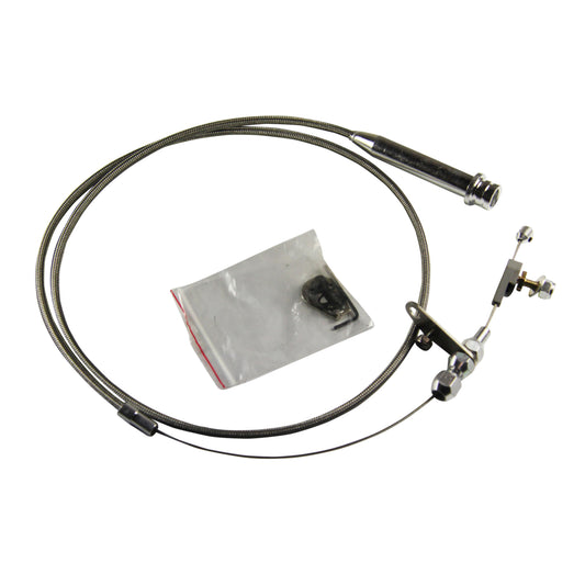 Kickdown Assembly 700-R4 Braided Stainless 24 Inch Long