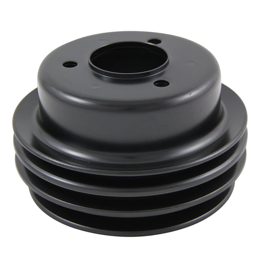Pulley Crankshaft Triple Groove Black Steel Ford Windsor 289 1965-66