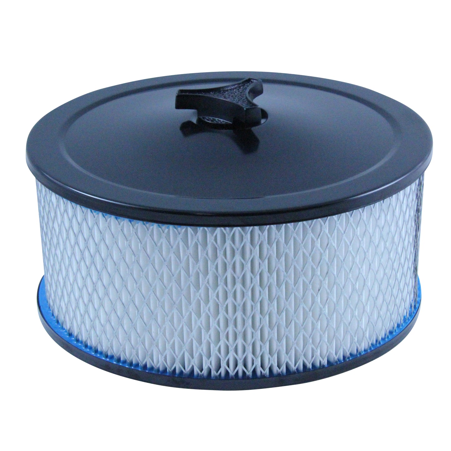 Black Air Cleaner 9" Wide x 4" Tall Holley Edelbrock Quadrajet Carburettor