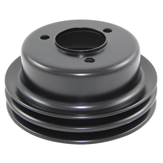 Pulley Crankshaft Dual Groove Black Steel Ford Windsor 289 1964-67