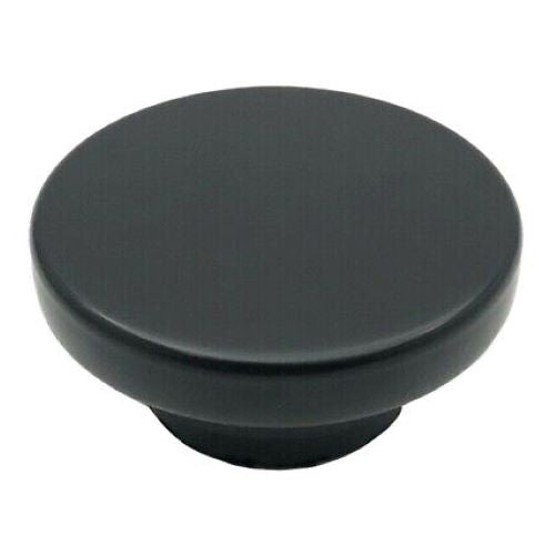 Valve Cover Oil Cap Black Flat Push in with inbuilt Grommet suit 1-1/4" Hole