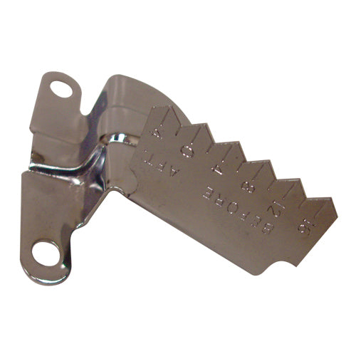 Timing Tab Marker Big Block Chevrolet 396 427 454 502, 8" Balancer Chrome