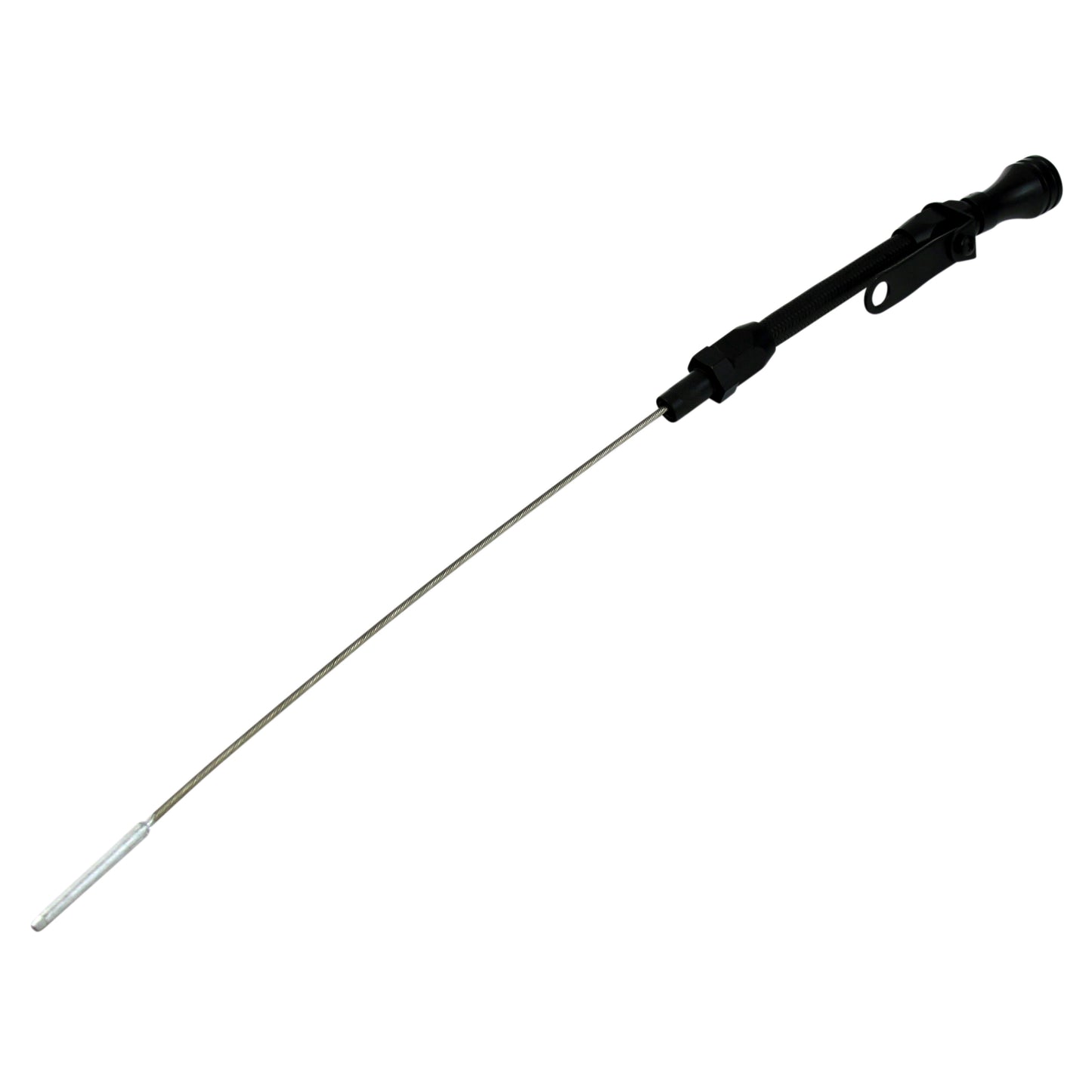 Engine Dipstick Tube Chevrolet V8 Small Block 265-283-327-350-400 Flexible Black