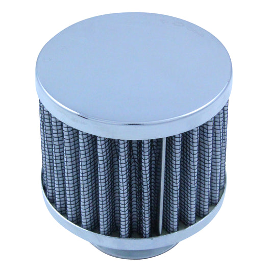 Valve Cover Breather Cap Twist In Holden/Chevrolet Chrome Top White Element