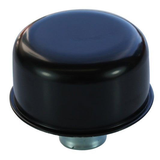 TFI Racing TFI-66-046 Valve Cover Breather Cap Push In 1"(25mm) Neck Black Coated Steel
