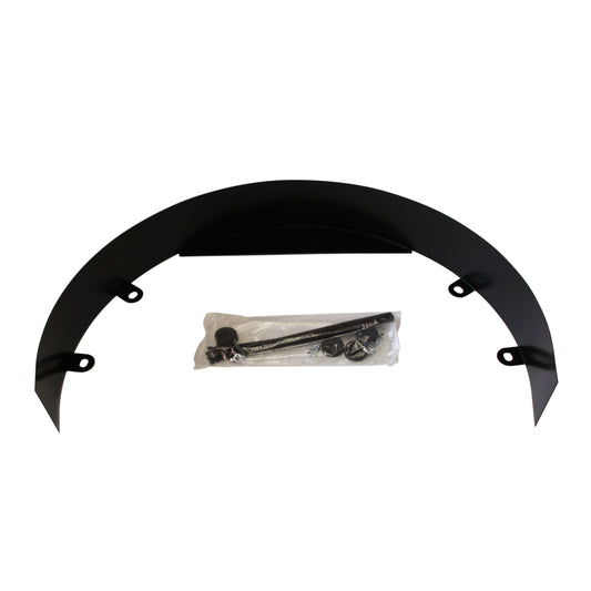Radiator Fan Shroud Black 3" Wide Universal + Mount Hardware 20" Diameter