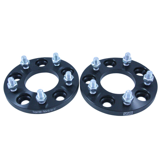 Bolt On Billet Wheel Spacer Kit 15mm Thick Size 5x120PCD 12mmx1.5 Stud