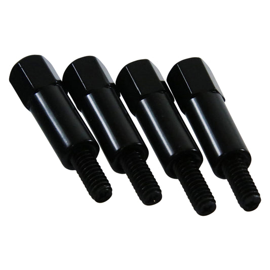 TFI Racing 66-499 Hex Mini Bolt 1-3/8" Long Black Set of 4