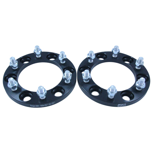 Bolt On Billet Wheel Spacer Kit 15mm Thick Size 6x139.7PCD 12mmx1.25 Stud