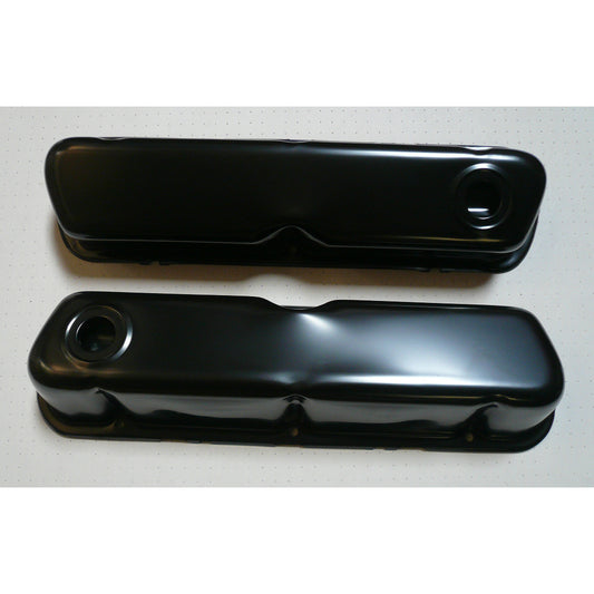 Valve Covers Ford Windsor V8 260-289-302-351 OEM Height Black Steel