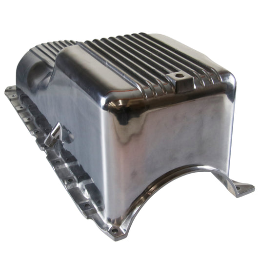 Oil Pan Sump Chevrolet Big Block 1991 on Gen 5/6 396-402-427-454 Polished Alloy