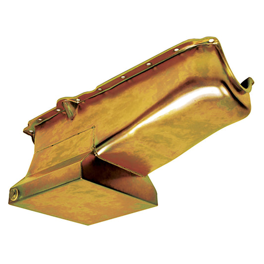 Oil Pan Chevrolet Sm Block 283-350 1986 on Extra Capacity 1pce Rear Main Zinc