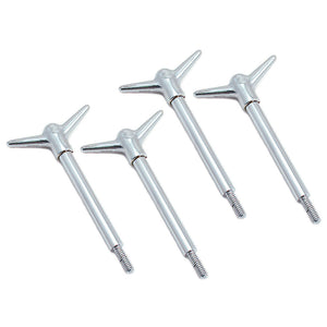 Engine Master Australia 66-492 EMA Chrome Y-Bolt Valve Cover Hold Down Bolts 4 Pack