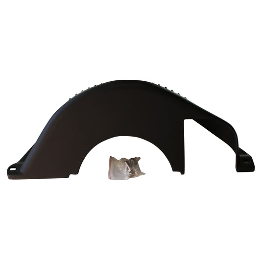 Flywheel (Inspection) Dust Cover Chev V8 to GM Turbo TH350 Black Finned Alloy