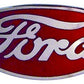 Bob Drake BDB-8212-R Red Porcelain Emblem suit 1932 Ford Car & 1932-35 Ford Pickup