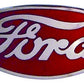 Bob Drake BDB-8212-STR-R Red Porcelain Emblem suit 1932 Ford Bullnose